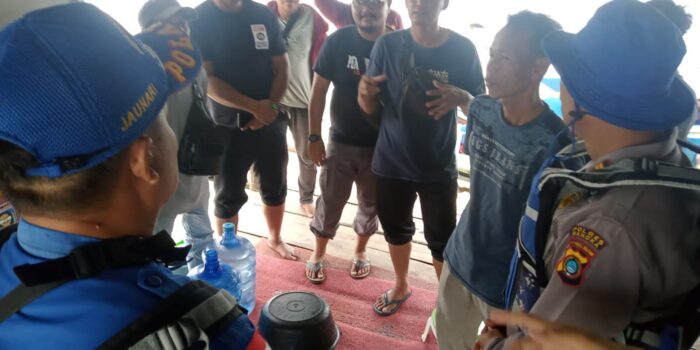 Sat Polairud Polres Bangka, Direktorat Polairud Polda Gelar Pengamanan Monitoring Kelompok Penambang