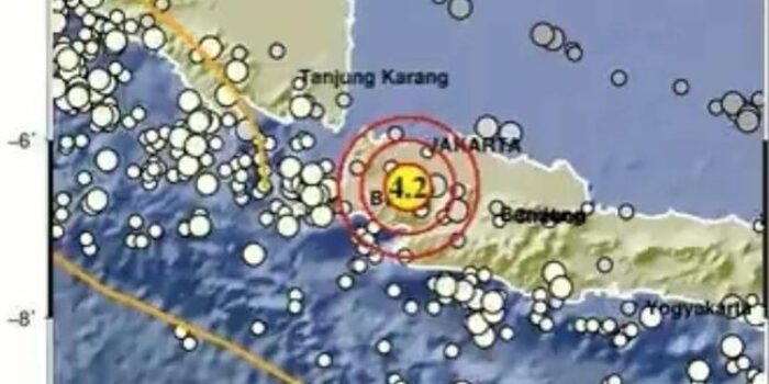 Gempa M 4,2 di Kedalaman 149 Km di Bogor