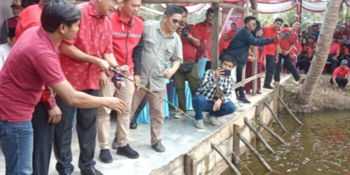 HUT PDIP Ke-50, Ketua DPRD Bangka Bersama Rudi Center Gelar Lomba Mancing