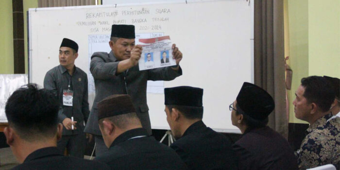 Era Susanto Resmi Terpilih Sebagai Wakil Bupati Bangka Tengah 