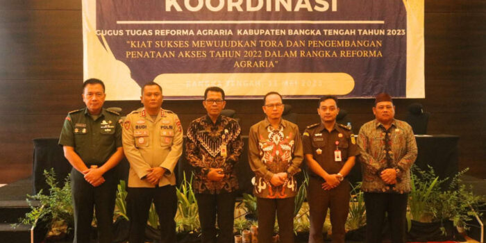 Rakor GTRA Bangka Tengah 2023, Algafry Berikan Arahan Penyelenggaraan Reforma Agraria