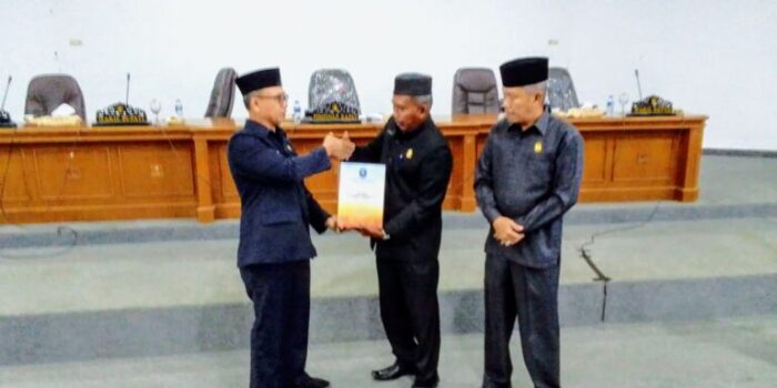 DPRD Bangka Gelar Rapat Paripurna Penyampaian Raperda APBD Kab.Bangka TA’ 2022