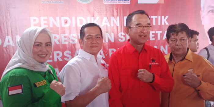 Rudianto Tjen Resmikan Posko Pemenangan Ganjar Pranowo di Banjiri Relawan