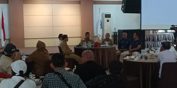 Diseminasi Informasi, Pj Gubernur Suganda Audiensi Dengan Pimpinan Media dan Wartawan