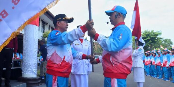 Bupati Bangka Lepas 309 Atlet Bangka Untuk Berlaga di Porprov ke-VI Bangka Barat