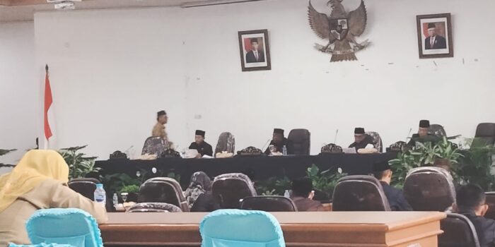 DPRD Bangka Gelar Rapat Paripurna Penyampaian Rancangan Perubahan APBD TA.2023.