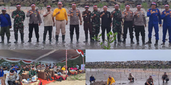 Giat Nasional Penanaman Pohon oleh Polri, Pemkab Bangka Tengah Kompak Apresiasi