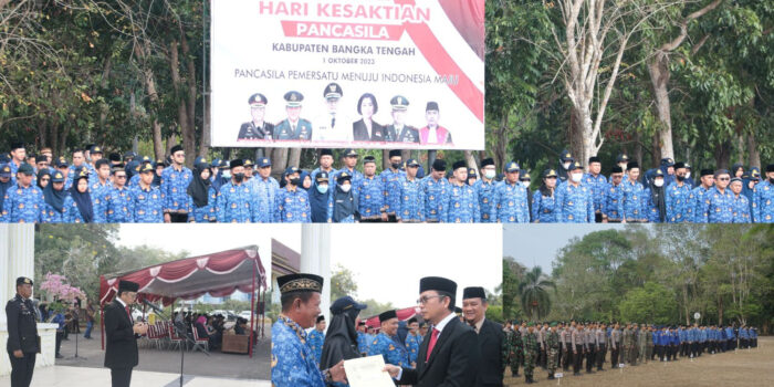 Bupati Bateng Pimpinan Upacara Hari Kesaktian Pancasila 