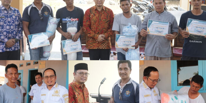 Algafry Lanjutkan Roadshow Penyerahan Bantuan Kepada Nelayan
