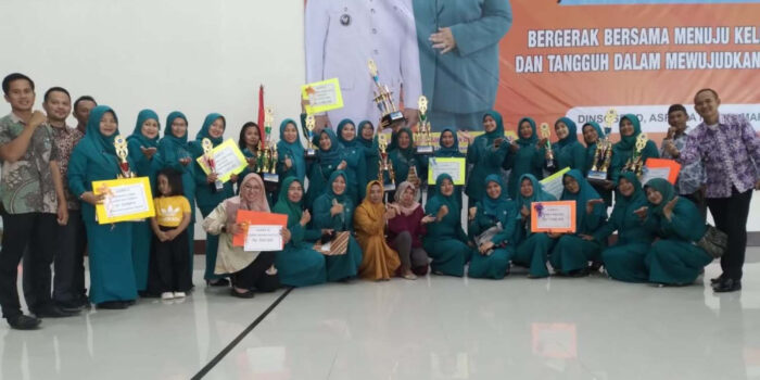 Banjir Piala di HKG 2023 Provinsi Babel, PKK Bangka Tengah Juara!