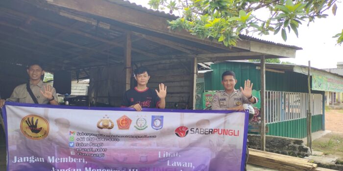 Cegah Pungli, Polsek Kelapa Sosialisasi Tentang Saber Pungli ke Warga Kecamatan Kelapa 