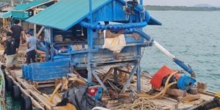 Sat Polairud Polres Bangka Barat Tetapkan 3 Tersangka Pelaku Tambang Ilegal Perairan Belo laut