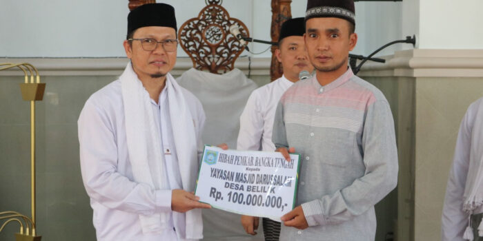 Safari Jumat Pertama Ramadhan 2023, Masjid Belilik Terima Hibah 100 Juta