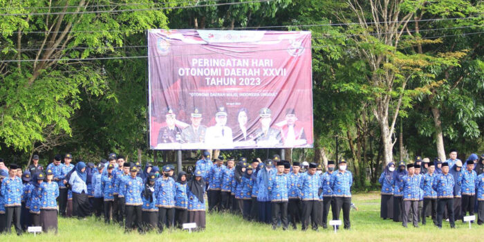 Pemkab Bateng Gelar Upacara Peringatan Hari Otonomi Daerah ke XXVII