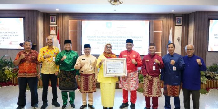 Pemkot Pangkalpinang Raih Nilai Predikat 91,70 Zona Hijau Kualitas Tertinggi