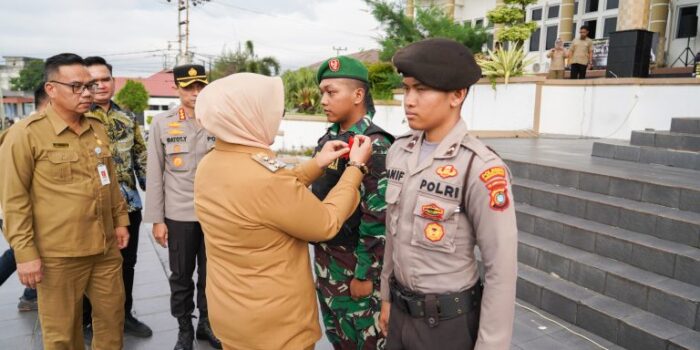 Pembina Apel Gabungan Persiapan Pengamanan TPS, Lusje Tabalujan Tekankan 5 Hal Tujuan Mulia