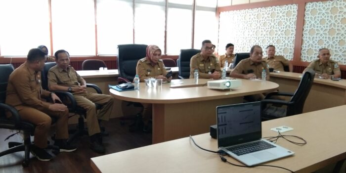 Pj Wako Hadir Rakor Pengendalian Inflasi Daerah Bulan Februari 2024 Secara Virtual 