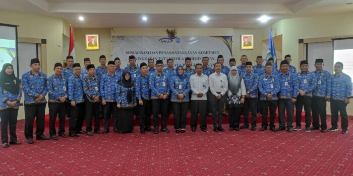 Pemkot Pangkalpinang Tandatangani Komitmen Peningkatan Tata Kelola Pemerintahan