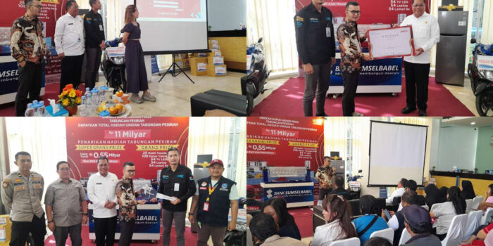 Bank Sumsel Babel Cabang Koba Gelar Undian Super Grand Prize
