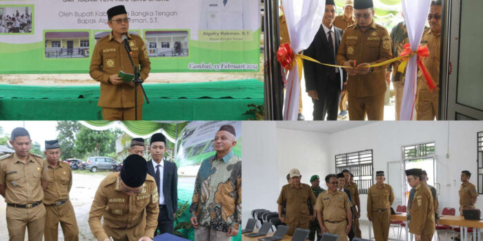 Bupati Algafry Resmikan Gedung Laboratorium Komputer SMP IT Ibnu Sabil Desa Cambai Selatan 
