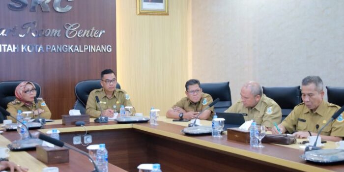 Pemkot Gelar Rapat Persiapan Evaluasi Kinerja Pelaksanaan Tugas PJ Wali Kota Pangkalpinang 