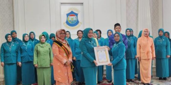 Pj Wako Lusje Dilantik Sebagai Bunda PAUD Kota Pangkalpinang Periode 2023-2025