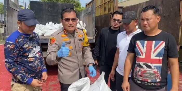 Kapolres Bangka Barat sudah dilakukan Pengecekan tidak ada Kapal Polres di dalam Video tersebut