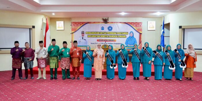Ketua Pembina Posyandu Kecamatan se-Kota Pangkalpinang Resmi Dilantik