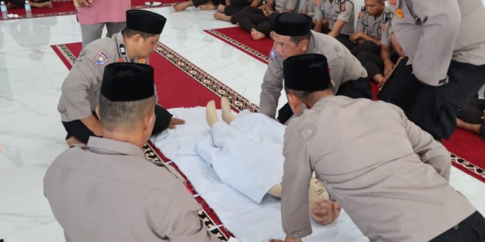 Polres Aceh Barat Gelar lomba Fardhu Kifayah, Meriahkan Hut Bhayangkara ke-78