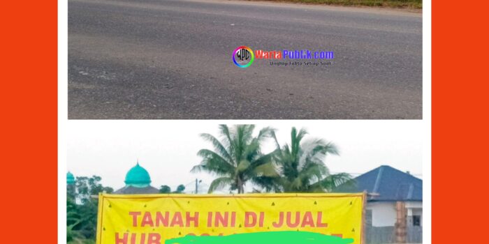 Keterlaluan, Diduga Ada Oknum  Sengaja Cabut Pengaman Jalan di Depan Pengusaha Tanah Selindung