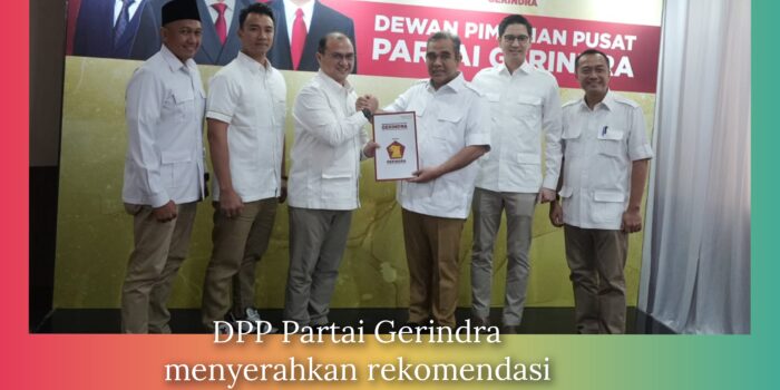 Gerindra Serahkan Rekomendasi Kepada Erzaldi-Yuri di Pilgub Babel, Ahmad Muzani Berikan Wejangan Khusus