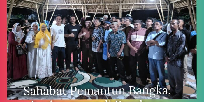 Erzaldi Dukung Terbentuknya Komunitas Pemantun Babel, Komitmen Nyata Untuk Melestarikan Adat Budaya