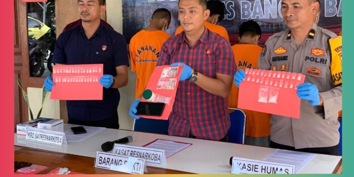 Polres Bangka Barat Gelar Konferensi Pers Peredaran Gelap Narkotika