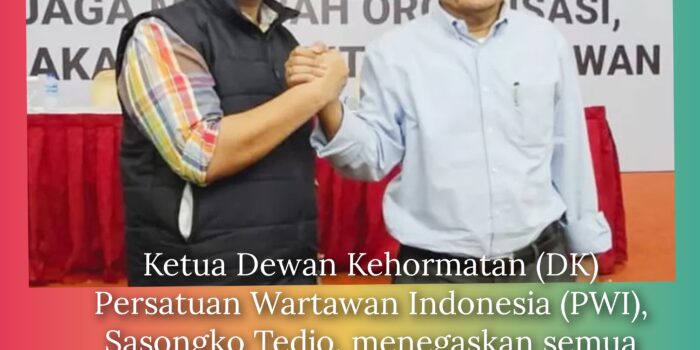 SK HCB Tidak Berlaku, DK PWI Pusat Ingatkan Daerah
