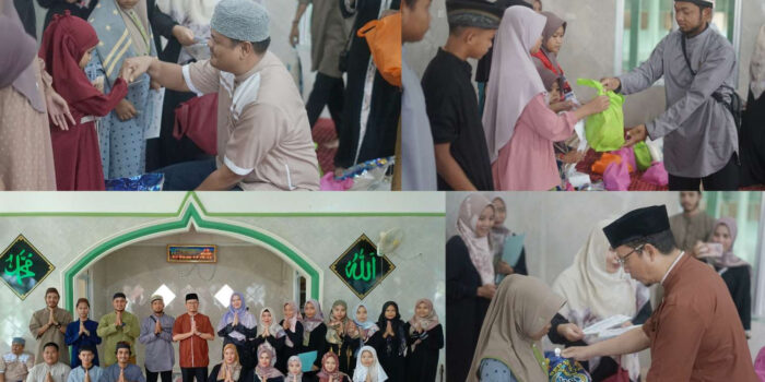 Algafry Rahman membersamai masyarakat Desa Perlang dalam kegiatan Ramadan Berkah dengan sedekah