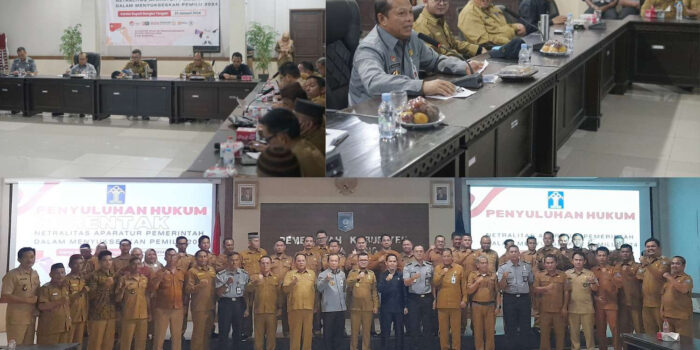 Penyuluhan Hukum Bersama Kemenkumham Babel di Kantor Bupati Bateng 