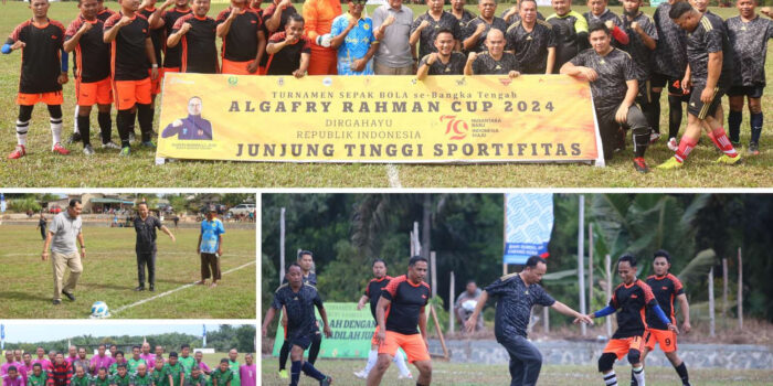 Bupati Algafry Buka Turnamen Sepak Bola di Desa Perlang
