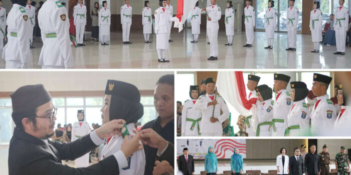 Berlangsung Khidmat, 36 Paskibraka Bateng Dikukuhkan Wakil Bupati