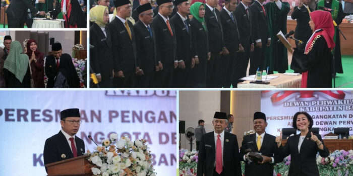 30 Anggota DPRD Bateng Masa Jabatan 2024 – 2029 Sah Dilantik, Ini Harapan Bupati