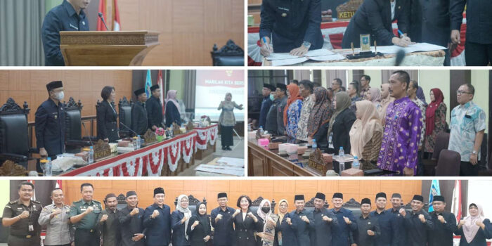 Rapat Paripurna Terakhir DPRD Bangka Tengah Periode 2019 – 2024, Sahkan 6 Raperda