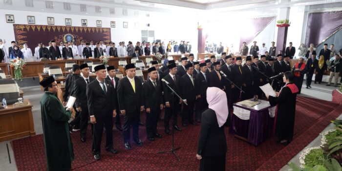 Rapat Paripurna Istimewa Pengucapan Sumpah Janji Anggota DPRD Masa Jabatan 2024-2029