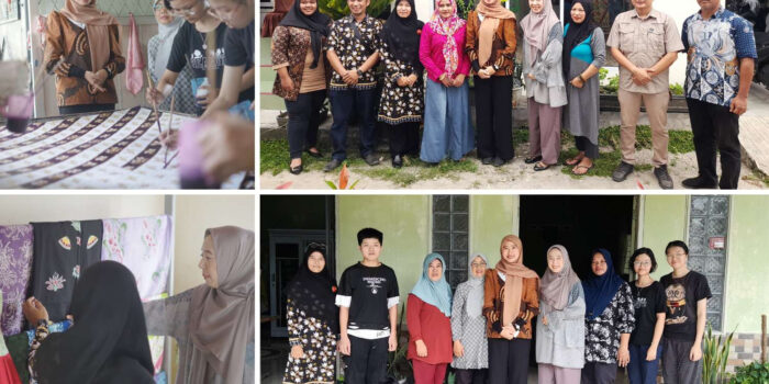 Ketua Dekranasda Bateng Kunjungan IKM Pembuatan Batik di Desa Mangkol 