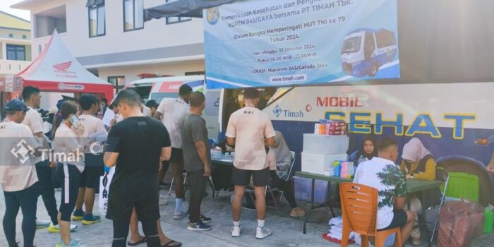 TNI Babel Run 2024, PT Timah Berikan Pelayanan Kesehatan di Mobil Sehat Bagi Para Peserta
