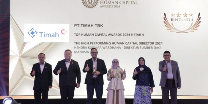 PT Timah Raih Penghargaan Top Human Capital Awards 2024