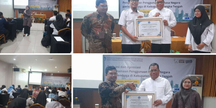 Hingga Tahun Terakhir Program Pengutamaan Bahasa Negara, Bangka Tengah Raih Penghargaan Terbanyak