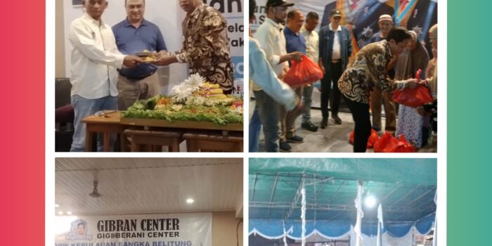 Cagub Erzaldi Hadiri Syukuran Atas Pelantikan Presiden dan Peresmian Sekretariat DPW Gibran Babel