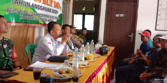 Pemdes Pekon Tebaliokh Distribusikan DD- BLT ke Warga