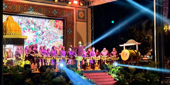 Musik Tradisional Gamolan Pekhing TP PKK Lambar Warnai Pembukaan MTQ Ke-51 Provinsi Lampung