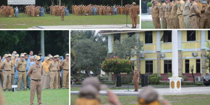 Laksanakan Apel Mingguan, Kepala Diskominfo Bateng Mengajak Memeriahkan Pesta Demokrasi