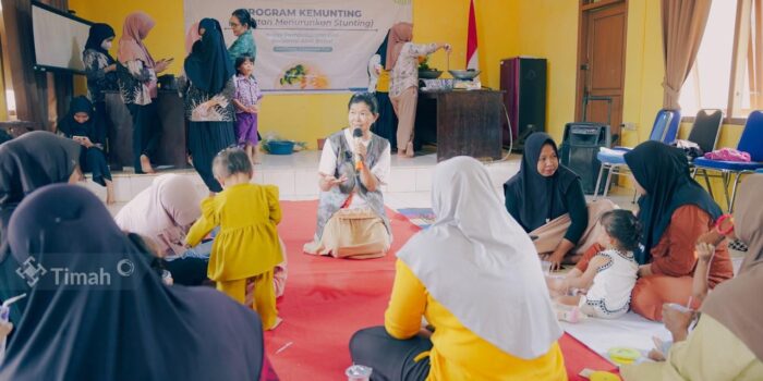 Bersama AIMI Babel, PT Timah Gelar Pembelajaran Gizi Untuk Warga Cupat untuk Cegah Stunting